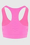 Top made of polyamide and elastane pink for women Balenciaga - logo. 86% polyamide, 14% elastane. Country of manufacture: Italy. Care: specialized cleaning - photo 6