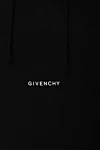 Givenchy Худи мужской из хлопка черный - Принт логотипа бренда. Капюшон. 100% хлопок. Кулиска. Страна производитель: Италия. Уход: специализированная чистка - фото 5