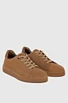 Loro Piana Brown suede sneakers for men - 100% suede. lacing. Country of manufacture: Italy. Care: specialized cleaning - photo 3