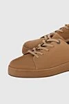 Loro Piana Brown suede sneakers for men - 100% suede. lacing. Country of manufacture: Italy. Care: specialized cleaning - photo 5