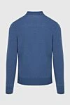 Massimo Sforza Wool long sleeve polo blue for men - Geometric pattern. Long sleeve. 100% wool. Closure: Zipper. Country of manufacture: Italy. Care: specialized cleaning - photo 7