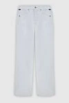 Citizens of Humanity White cotton jeans for women - contrasting buttons. three front pockets, two back pockets. 100% cotton. zipper, buttons. Country of manufacture: Italy. Care: specialized cleaning - photo 1