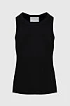 Citizens of Humanity Women's black T-shirt - 49% cotton, 49% Tencel, 2% spandex. Country of manufacture: Italy. Care: specialized cleaning - photo 1