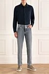 Brunello Cucinelli Мужские джинсы светло-голубого денима с эффектом stone washed
- 100% хлопок. пуговица, молния. три боковых кармана спереди, два кармана сзади. Страна производитель: Италия. Уход: специализированная чистка - фото 3
