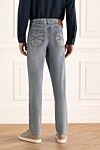 Brunello Cucinelli Мужские джинсы светло-голубого денима с эффектом stone washed
- 100% хлопок. пуговица, молния. три боковых кармана спереди, два кармана сзади. Страна производитель: Италия. Уход: специализированная чистка - фото 5