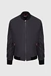 Kiton Polyester jacket black for men - Composition: 100% polyester. Closure: Zipper. Pockets: Two side pockets. Country of manufacture: Italy. Care: specialized cleaning - photo 1