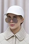 Loro Piana Кепка женская кашемировая белая с металлическим логотипом - резинка. 100% кашемир. Страна производитель: Италия. Уход: специализированная чистка - фото 5