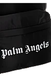 Palm Angels Рюкзак из нейлона и полиуретана черный мужской - логотип. полиуретан, нейлон. молния. Страна производитель: Италия. Уход: специализированная чистка - фото 5