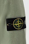Stone Island Свитшот мужской зеленый хлопковый с нашивкой логотипом - нашивка с логотипом. хлопок. Страна производитель: Италия. Уход: специализированная чистка - фото 5