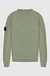 Stone Island Свитшот мужской зеленый хлопковый с нашивкой логотипом - нашивка с логотипом. хлопок. Страна производитель: Италия. Уход: специализированная чистка - фото 7
