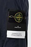 Stone Island Ерлерге арналған көк полиамидті күрте - Қосымша: сорғыш. Құрамы: 100% полиамид. Жабу: найзағай. Шығарылған елі: Италия. Күтім: арнайы тазалау - фото 5