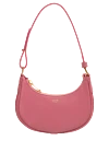 Celine Women's pink leather bag with logo - logo print. genuine leather. zipper. Country of origin: Italy. Care: specialized cleaning - photo 1