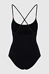 Women's black swimsuit with metal logo Celine - metal logo. polyamide, elastane. Country of origin: Italy. Care: specialized cleaning - photo 6