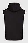 Dolce & Gabbana Black polyester vest for men - hood. two front pockets. 100% polyester. zipper. Country of manufacture: Italy. Care: specialized cleaning - photo 7