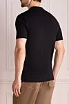 Black cotton T-shirt for men Brunello Cucinelli - logo. 100% cotton. Country of manufacture: Italy. Care: specialized cleaning - photo 4