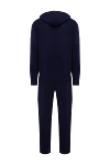 Brunello Cucinelli Костюм спортивный мужской из хлопка и полиамида синий - Капюшон. 93% хлопок, 7% полиамид. Кулиска, молния. Четыре боковых кармана. Страна производитель: Италия. Уход: специализированная чистка - фото 7