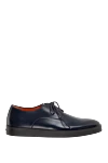 Santoni Men's leather shoes blue - 100% genuine leather. Country of manufacture: Italy. Care: specialized cleaning - photo 1