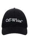 Off-White Кепка из хлопка черная женская - 100% хлопок. Страна производитель: Италия. Уход: специализированная чистка - фото 1