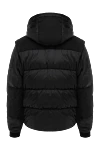 Burberry Black polyamide down jacket for men - hood. two pockets. Insulation: 100% down. buttons. 100% polyamide. Country of manufacture: Italy. Care: specialized cleaning - photo 7