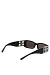 Black acetate sunglasses for women Balenciaga - Decoration: logo on the bracket. 100% acetate. Country of manufacture: Italy. Care: specialized cleaning - photo 4