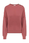 Brunello Cucinelli Джемпер из хлопка розовый женский - 100% хлопок. Страна производитель: Италия. Уход: специализированная чистка - фото 1