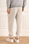 Cashmere pants gray for men Brunello Cucinelli - 100% cashmere. Country of origin: Italy. Care: specialized cleaning - photo 4