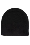 Kiton Gray cashmere hat for men - logo. 100% cashmere. Country of manufacture: Italy. Care: specialized cleaning - photo 3