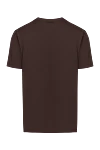 T-shirt made of cotton and elastane, brown for men Cesare di Napoli - 80% cotton, 20% elastane. Country of manufacture: Italy. Care: specialized cleaning - photo 6