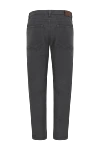 Men's gray cotton and polyurethane jeans Loro Piana - 98% cotton, 2% polyurethane. zipper, button. three front pockets, two back pockets. Country of manufacture: Italy. Care: specialized cleaning - photo 6