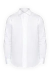 Alessandro Gherardi  Men's white cotton shirt - 100% cotton. Closure: buttons. Country of origin: Italy. Care: specialized cleaning - photo 1