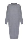 Peserico Gray dress for women - 70% wool, 20% silk, 10% cashmere. Country of manufacture: Italy. Care: specialized cleaning - photo 1