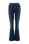 Citizens of Humanity Blue jeans for women - contrasting seams, worn effect. three front pockets, two back pockets. 43% rayon, 33% cotton, 17% lyocell, 5% polyester. zipper, buttons. Country of manufacture: Italy. Care: specialized cleaning - photo 1