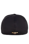 Кепка из вискозы женская черная Balmain - 100% вискоза.  . Страна производитель: Франция. Уход: специализированная чистка - фото 4