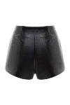 Shorts made of genuine leather black for women The Andamane - 100% genuine leather. Country of origin: Italy. Care: specialized cleaning - photo 6