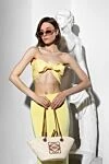 Сумка повседневная из соломки женская бежевая бежевая Loewe - Anagram. пальмовый лист, телячья кожа. Размер: 46 X 24.5 X 16 cm. Страна производитель: Испания. Уход: специализированная чистка - фото 6