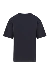 Cotton T-shirt for men, black Dolce & Gabbana - anchor, brand logo. 100% cotton. Country of manufacture: Italy. Care: specialized cleaning - photo 6