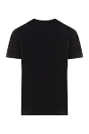 Cotton T-shirt for men, black Dolce & Gabbana - brand logo. 100% cotton. Country of manufacture: Italy. Care: specialized cleaning - photo 6