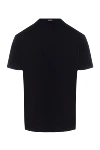 Cotton T-shirt for men, black Ermenegildo Zegna - brand logo. 100% cotton. Country of manufacture: Italy. Care: specialized cleaning - photo 6