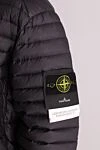 Stone Island Men's blue polyamide jacket - brand logo. hood. 100% polyamide. Closure: zipper. two front pockets. Country of manufacture: Italy. Care: specialized cleaning - photo 5