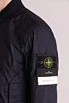 Stone Island Men's blue polyamide jacket - brand logo. 100% polyamide. Closure: zipper. two front pockets. Country of manufacture: Italy. Care: specialized cleaning - photo 5