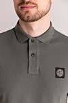 Stone Island Мақта полосы ерлер жасыл - Құрамы: 100% мақта. Жабу: түймелер. Шығарылған елі: Италия. Күтім: арнайы тазалау - фото 5