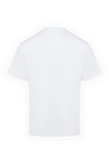 Cotton T-shirt for men white Stone Island - Decor: brand logo. Composition: 100% cotton. Country of manufacture: Italy. Care: specialized cleaning - photo 6