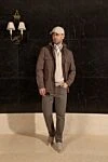 Kiton Джинсы из хлопка и эластана бежевые мужские - 98% хлопок,, 2% эластан. молния, пуговица. три передних кармана, два задних кармана. Страна производитель: Италия. Уход: специализированная чистка - фото 7