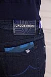Jacob Cohen Джинсы из плотного денима тёмно-синие с фирменной пуговицей
 - 98% хлопок, 2% эластан. молния, пуговица. два передних кармана, два задних кармана. Страна производитель: Италия. Уход: специализированная чистка - фото 5