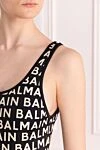 Balmain Купальник совместный из полиамида и эластана женский черный - логотип бренда. 80% полиамид, 20% эластан. Страна производитель: Франция. Уход: специализированная чистка - фото 5