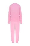 Women's pink walking suit made of cotton MSGM - brand logo. 100% cotton. Cutmans: two side pockets. Country of manufacture: Italy. Care: specialized cleaning - photo 6