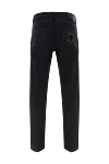 Men's dark gray jeans with a 3D logo on the back Stefano Ricci - 42% cotton, 54% polyester, 4% elastane. zipper, button. two side, two back pockets. Country of origin: Italy. Care: specialized cleaning - photo 6