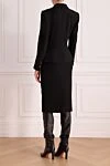 Костюм с юбкой из шерсти и эластана женский черный Dolce & Gabbana - 98% щерсть, 2% эластан. пуговицы. два боковых кармана. Страна производитель: Италия. Уход: специализированная чистка - фото 4