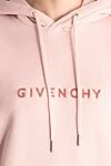 Givenchy Худи из хлопка женское бежевое - логотип бренда. капюшон. 100% хлопок. один передний. Страна производитель: Франция. Уход: специализированная чистка - фото 5