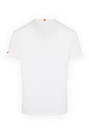 White cotton T-shirt for men MC2 Saint Barth - drawing of a car against a city background. 100% cotton. Country of manufacture: Italy. Care: specialized cleaning - photo 6